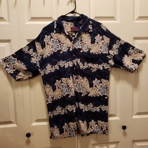 Jack Hollywood Casual Button‎ Down Shirt Size L